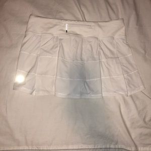 White LuluLemon Skort